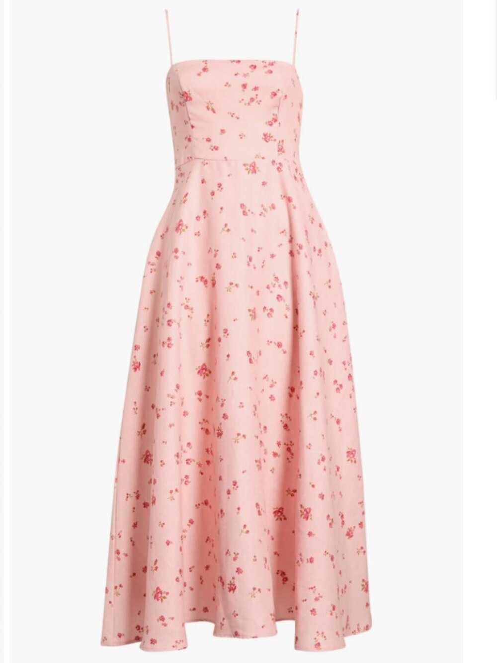 Reformation Monette Strapless Midi Dress - Noelia